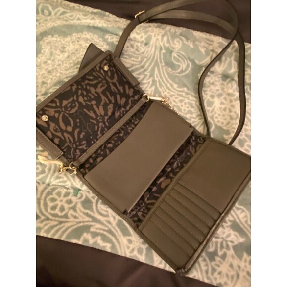 NWT New Jessica Simpson Gray Bow Fun Shoulder Purse Going Out Bag - Picture 3 of 4